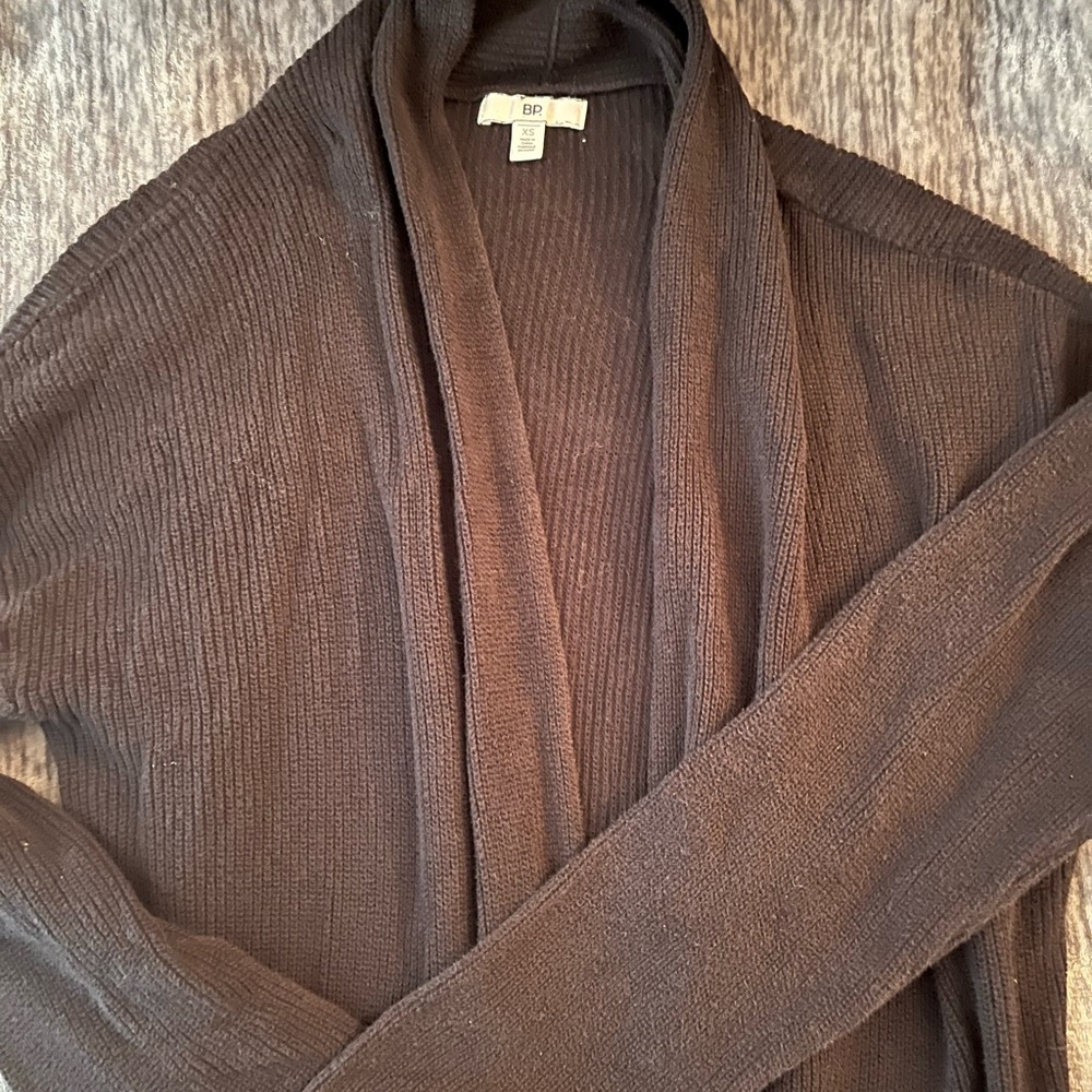 Black cardigan